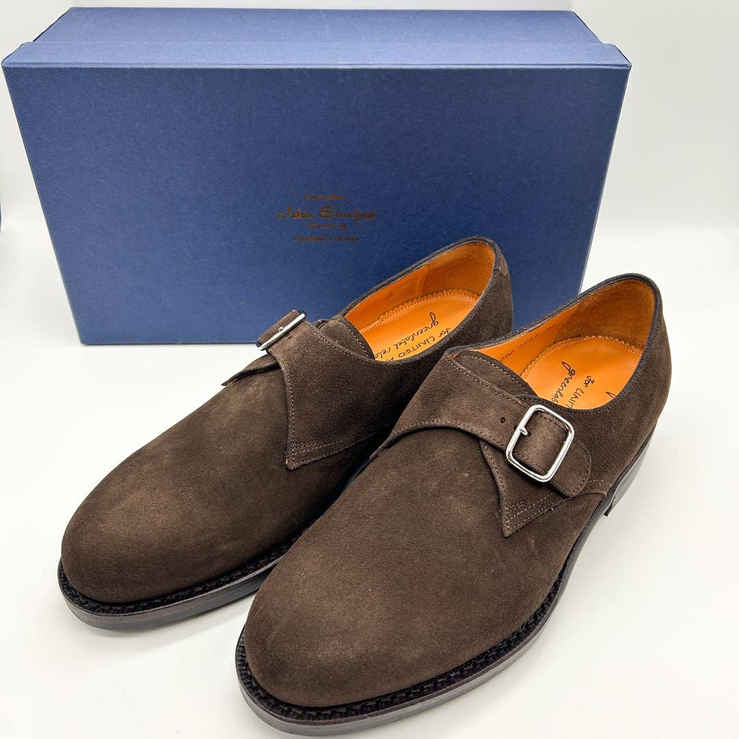 【新品】 Jalan Sriwijaya 別注　スエードモンクストラップシューズ 中古・古着通販】Jalan Sriwijaya (ジャランスリウァヤ) green label