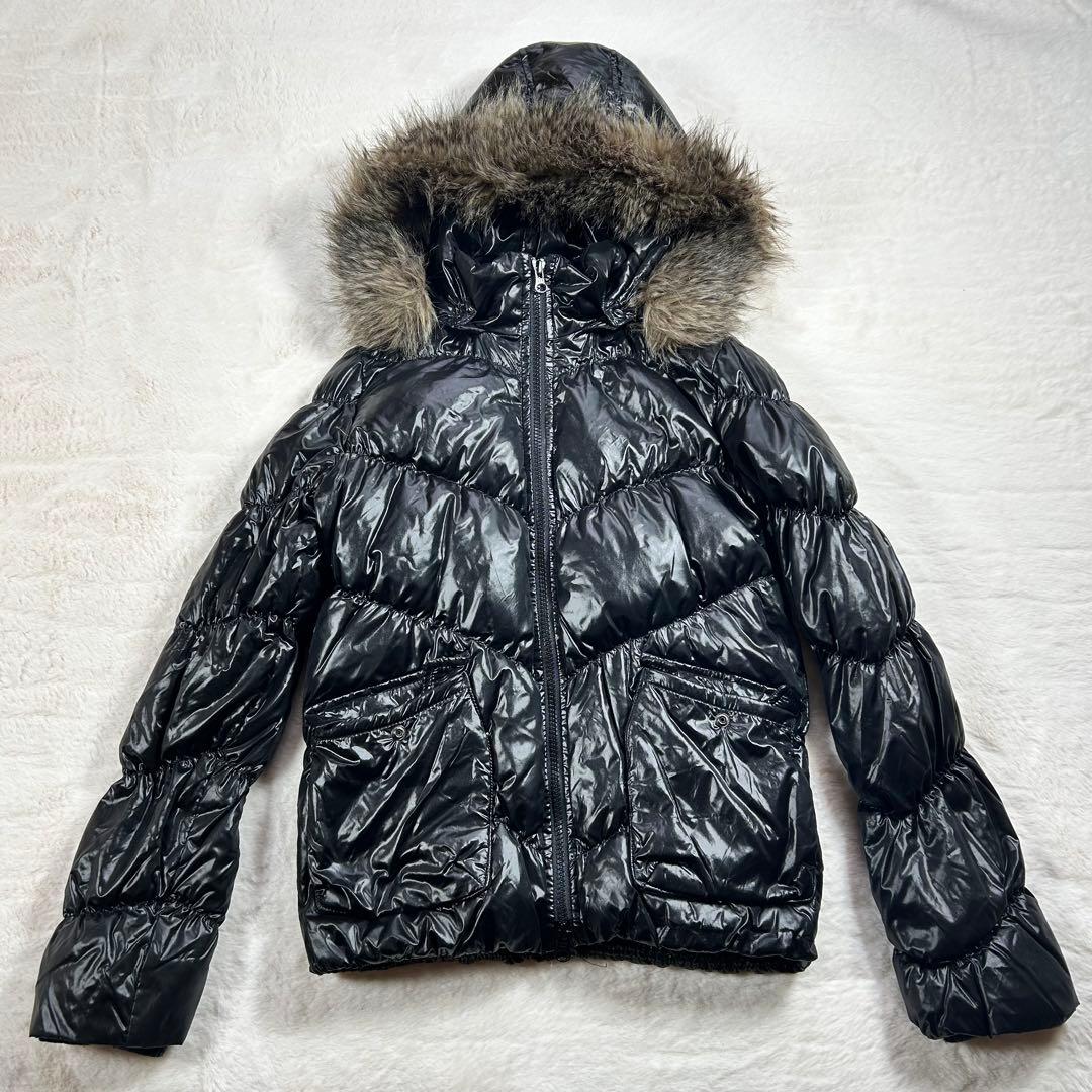 ☆*☆様 GAP ダウンジャケット ファー付き 光沢 短丈 y2k 平成 ギャル