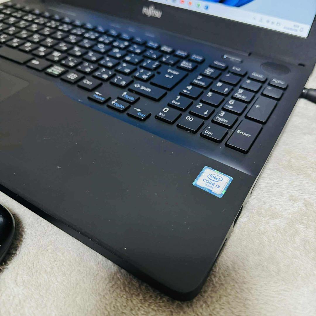 S226 富士通ノートパソコンSSD高速WEBカメラWindows11オフィス付