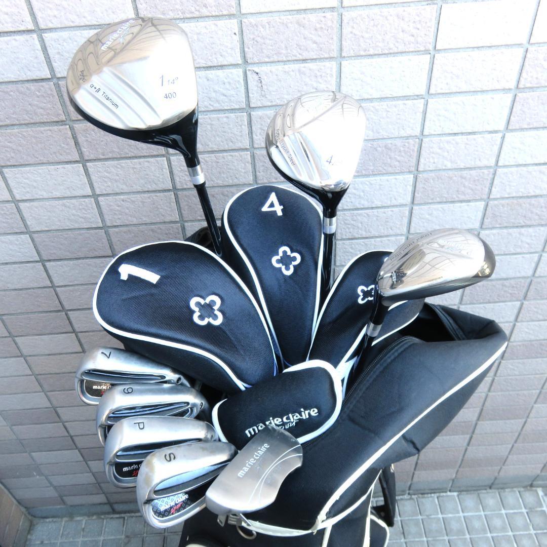 レディースゴルフセット マリクレール セット キャディバッグ 8本