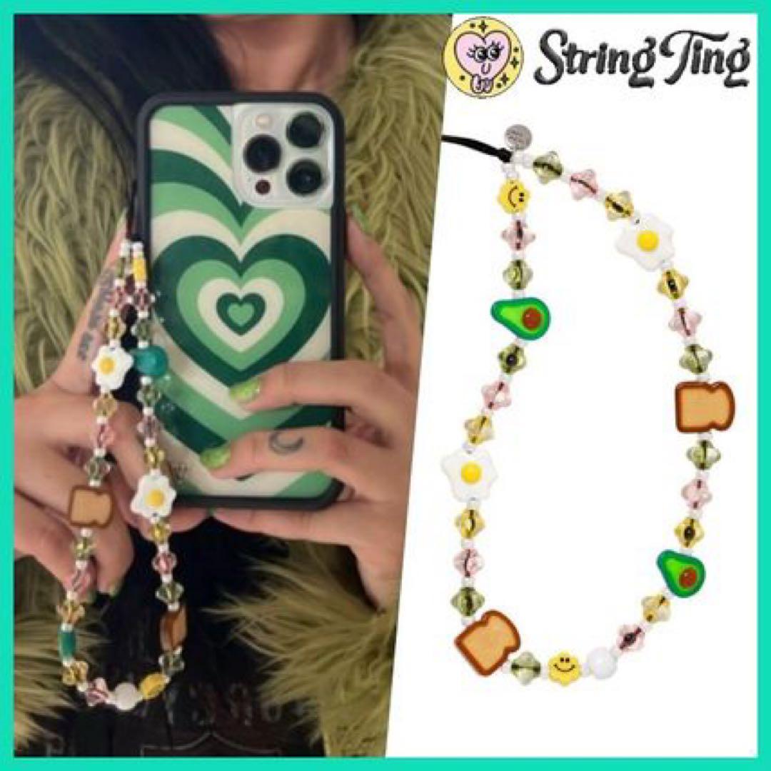 【正規品】stringting ストラップ　ブレイクファスト サンワダイレクト本店 サンワサプライ【オフィス・PC周辺通販】