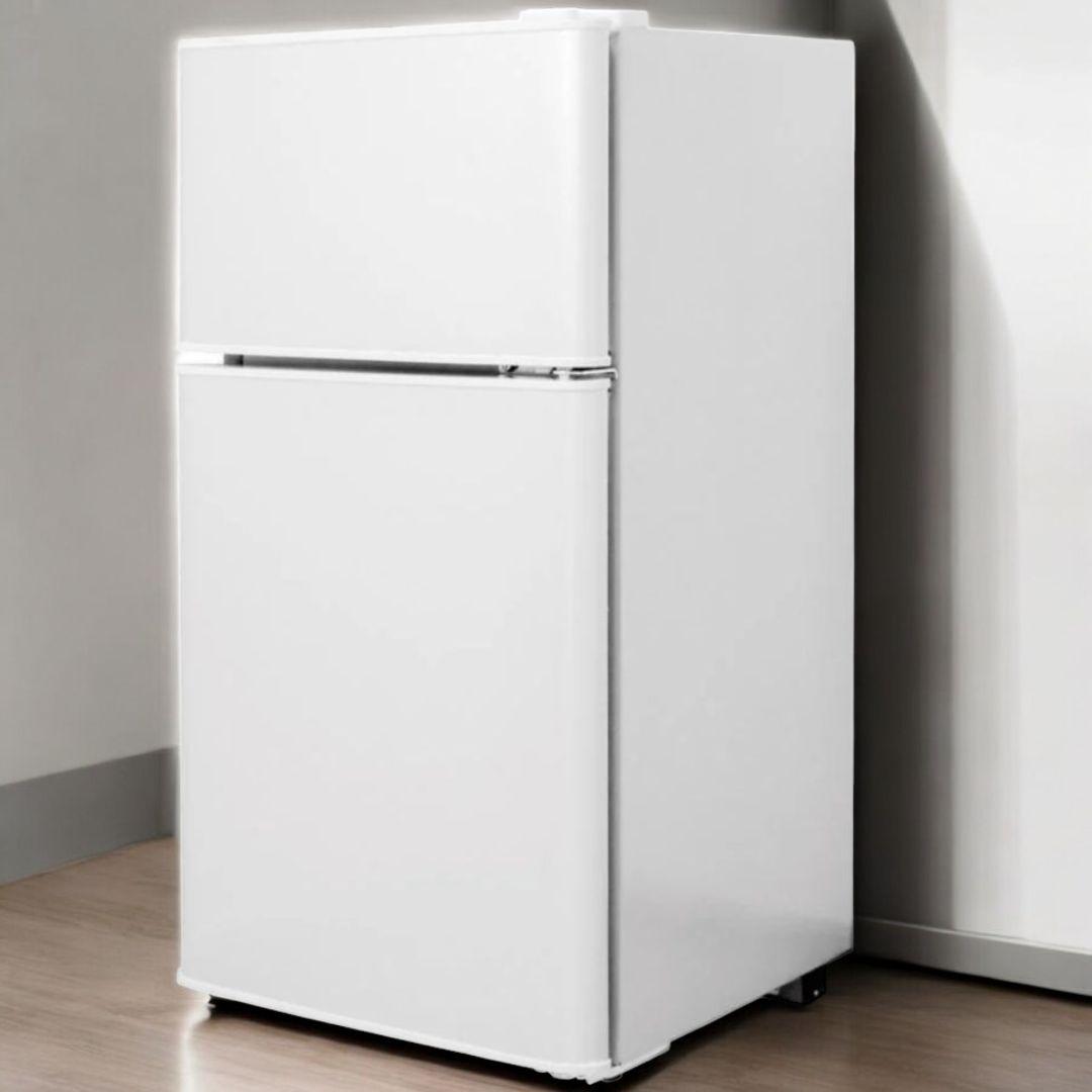 【新品】小型2ドア冷蔵庫 60L ホワイト 一人暮らし寝室オフィス　省エネ静音 楽天市場】【スーパーSALE 特別価格】冷蔵庫 小型 2ドア 60L ひとり