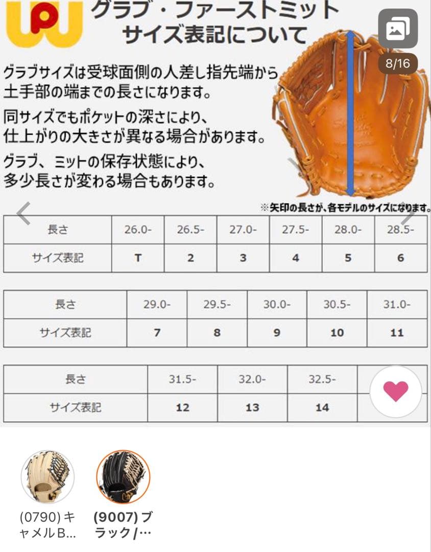 ビッグフライ様限定 グランドペガサス TOP硬式 軟式 兼用 サイズ9