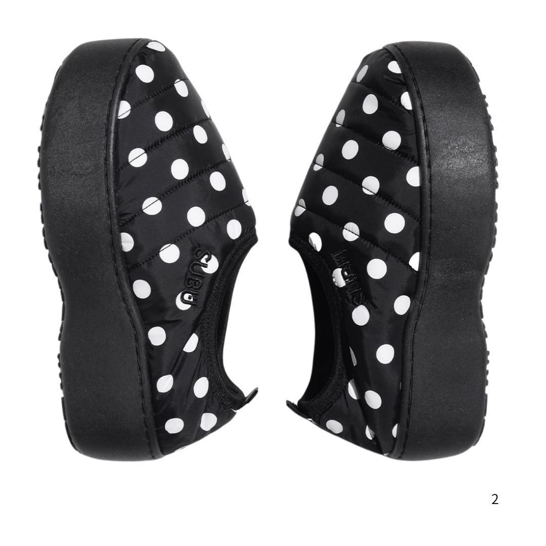 【大人気】SUBU ドット柄 厚底サンダル 24〜25.5cm サイズ1