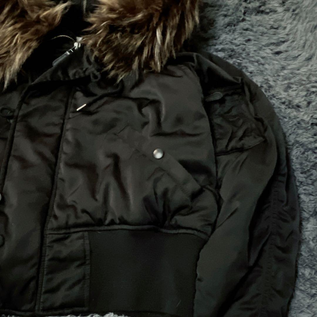 AZUL by moussy N-2Bフライトジャケット y2k 黒 マウジー - メルカリ