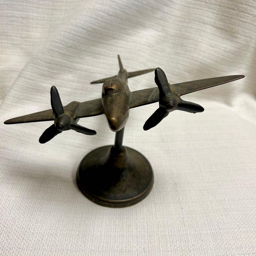 ヴィンテージオブジェ 真鍮製イギリス戦闘機ボーファイター