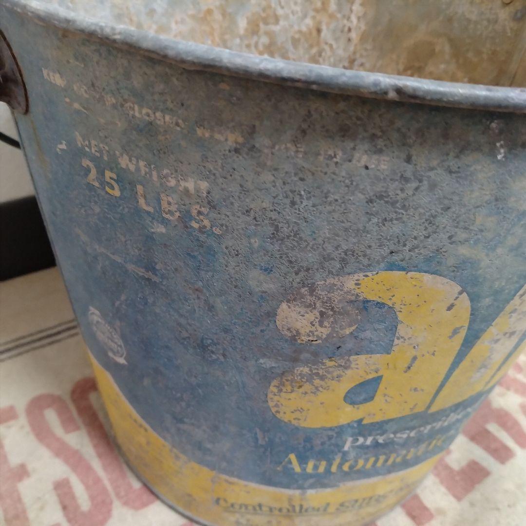 50s~60s vintage ブリキ バケツ all LAUNDRY SOAP - メルカリ