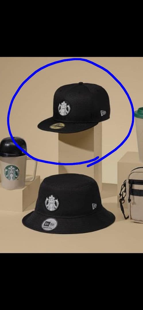 Starbucks×NEWERA　ベースボールキャップ　プロフお読み下さい Starbucks×NEWERA ベースボールキャップ プロフお読み下さい ご覧