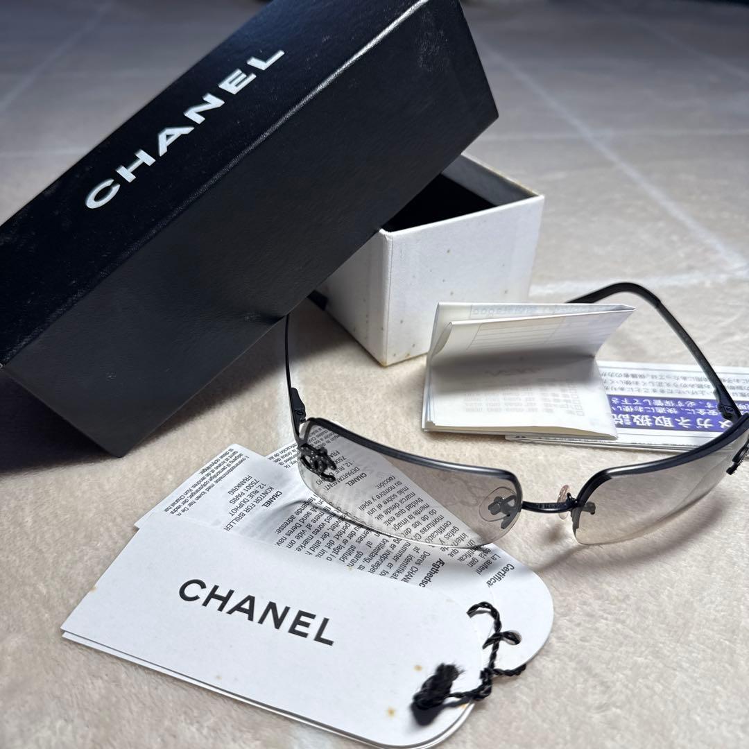CHANEL サングラス 4104-B リムレス ココマーク グラデーション CHANEL サングラス 4104-B リムレス ココマーク グラデーション - メルカリ