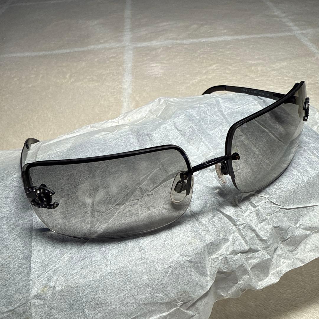 CHANEL サングラス 4104-B リムレス ココマーク グラデーション - メルカリ