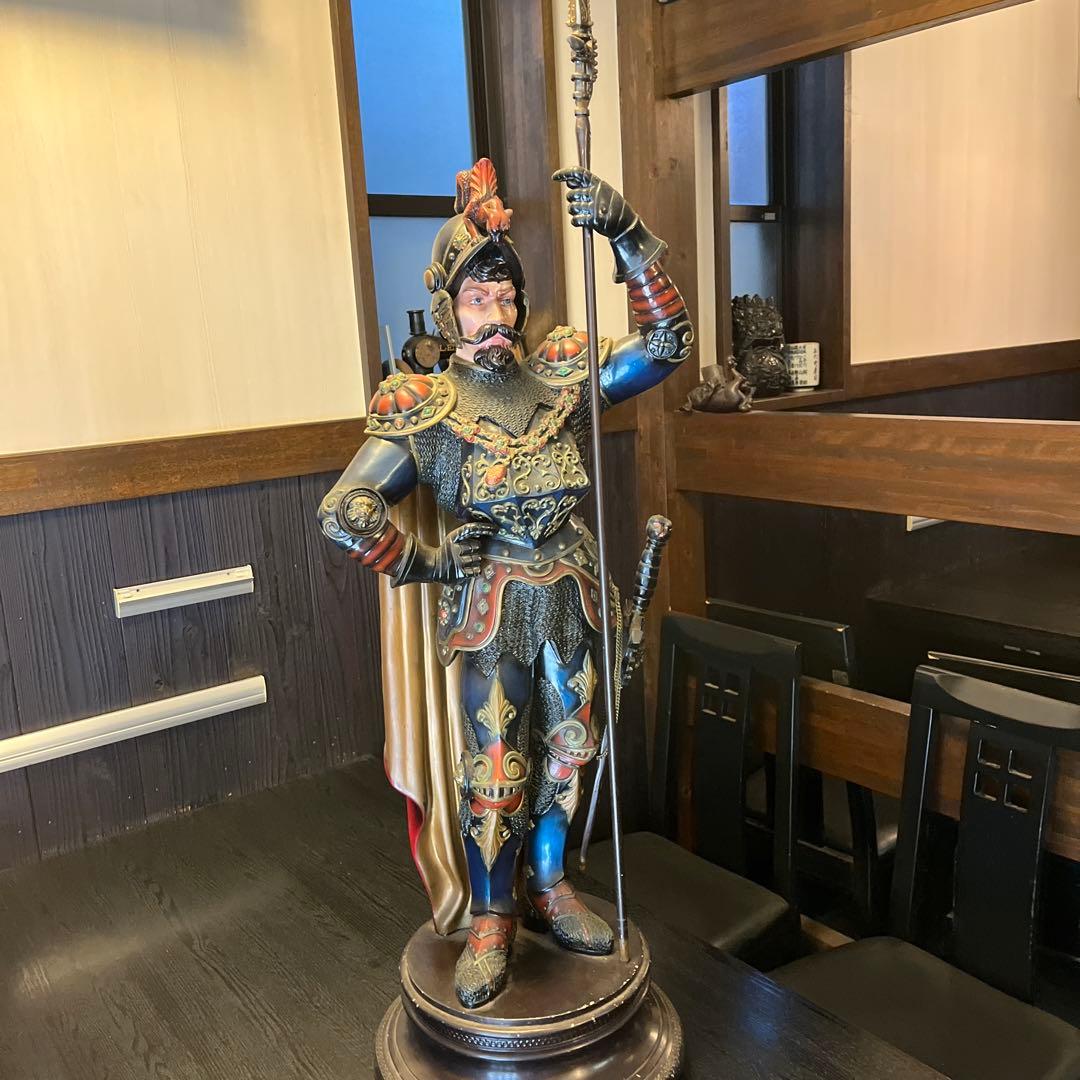 超特大騎士　アンティーク　置物 楽天市場】鉄仮面のナイト カヴァリエーレ 4 騎士の置物 飾り