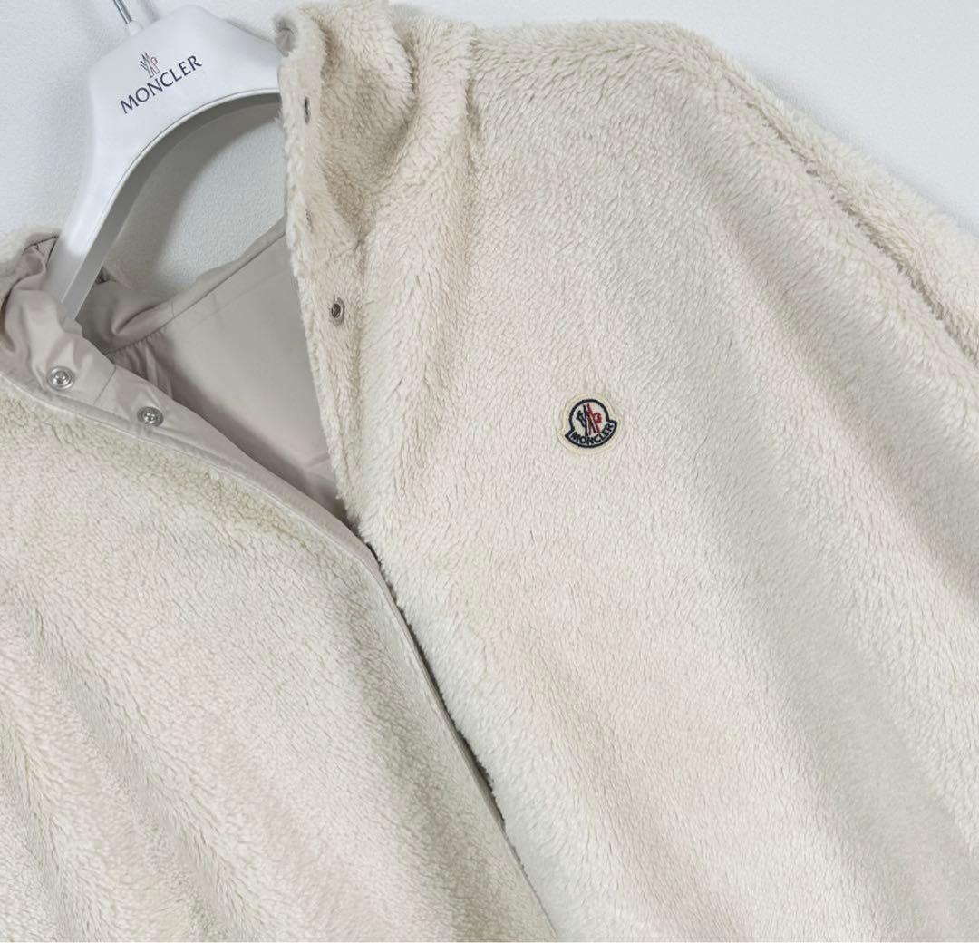 MONCLER フード付きリバーシブルベージュポンチョ新品 未使用 タグ付