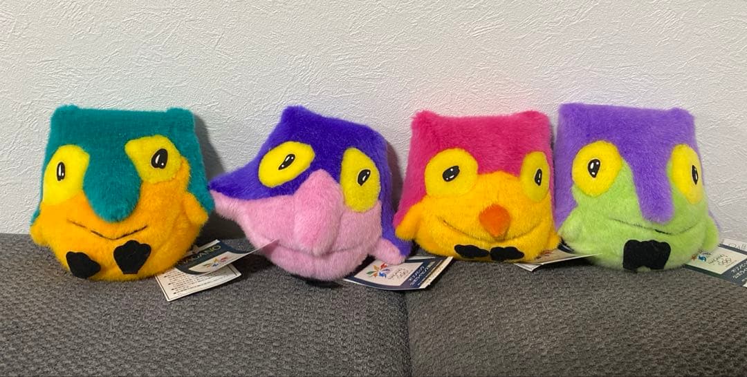 長野冬季オリンピック スノーレッツ ぬいぐるみ 4種まとめ タグ付き