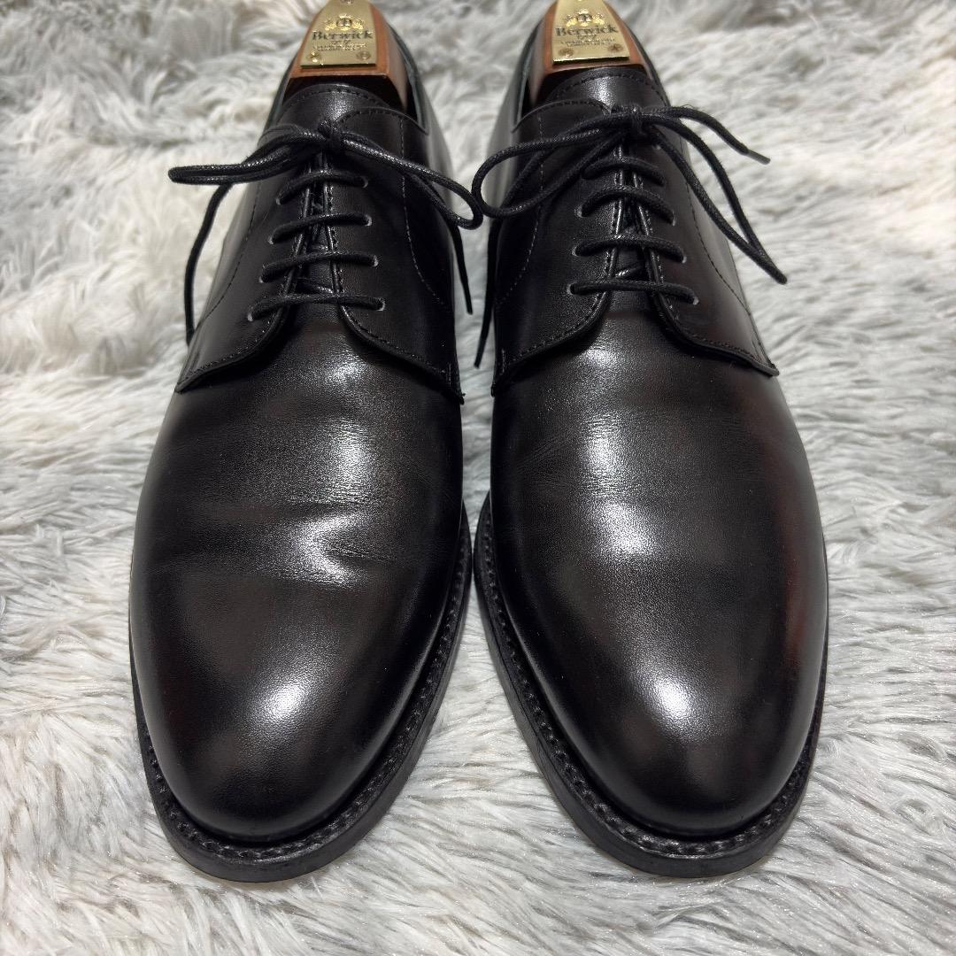 極美品✨Berwick UK6(25.5cm) プレーントゥ シューキーパー付属