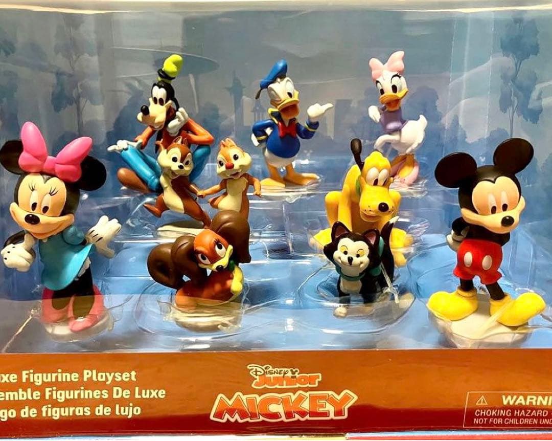 未開封】ミッキー＆フレンズ 9体セット デラックスフィギュア
