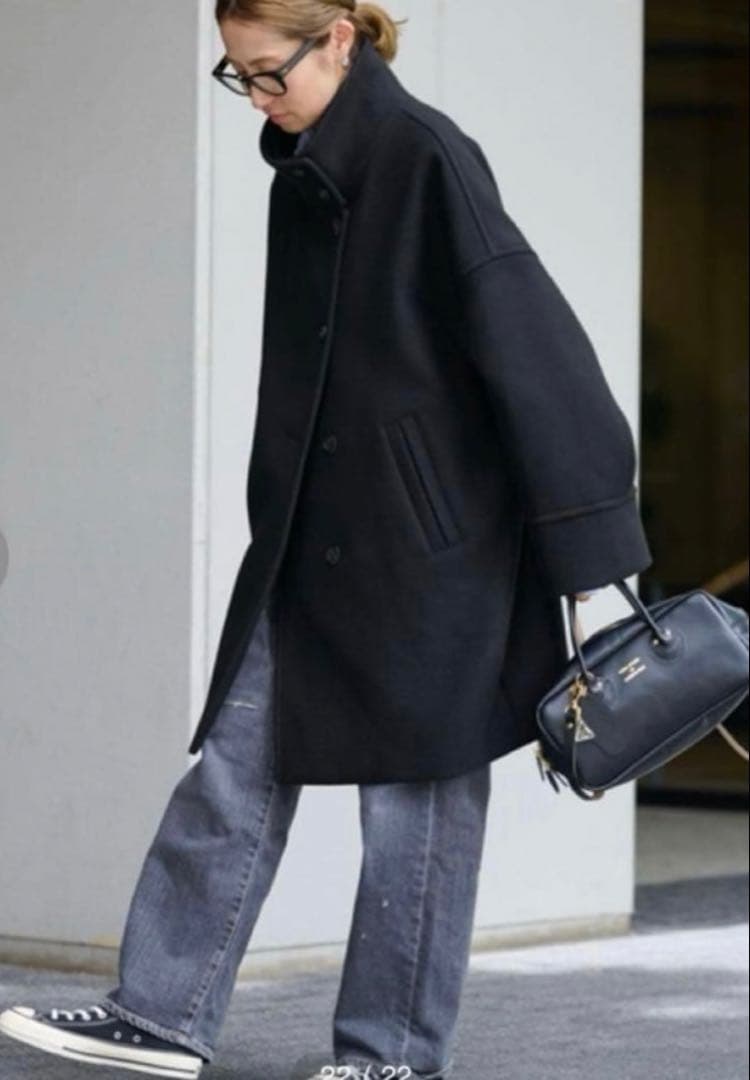 超美品です！！フレームワーク メルトンスタンドポンチョコート