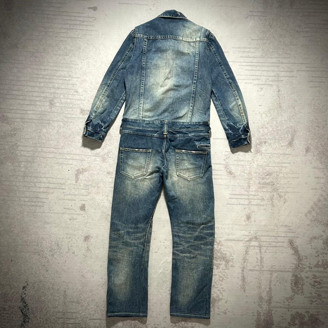 超美品 junhashimoto 入手困難 デニム つなぎ S程度