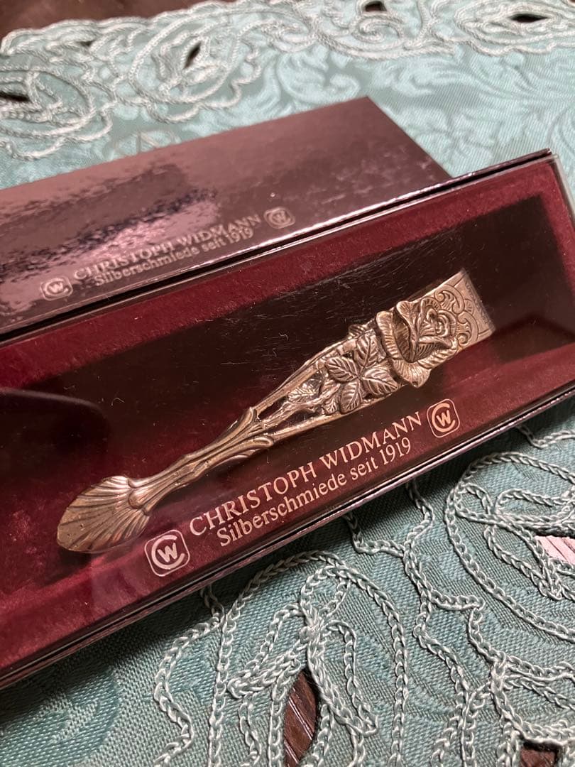 クリストフウィドマン ドイツ製 シルバー 925 バラのモチーフ シュガー