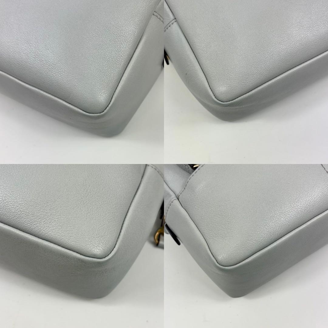 J&M DAVIDSON カメラバッグ ギャビー ゴールド金具 ライトブルー