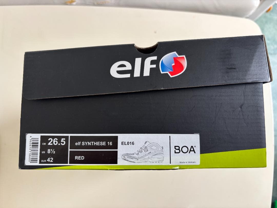 エルフ　シンテーゼ16　26.5ｃｍ　赤　elf SYNTHESE16 RED
