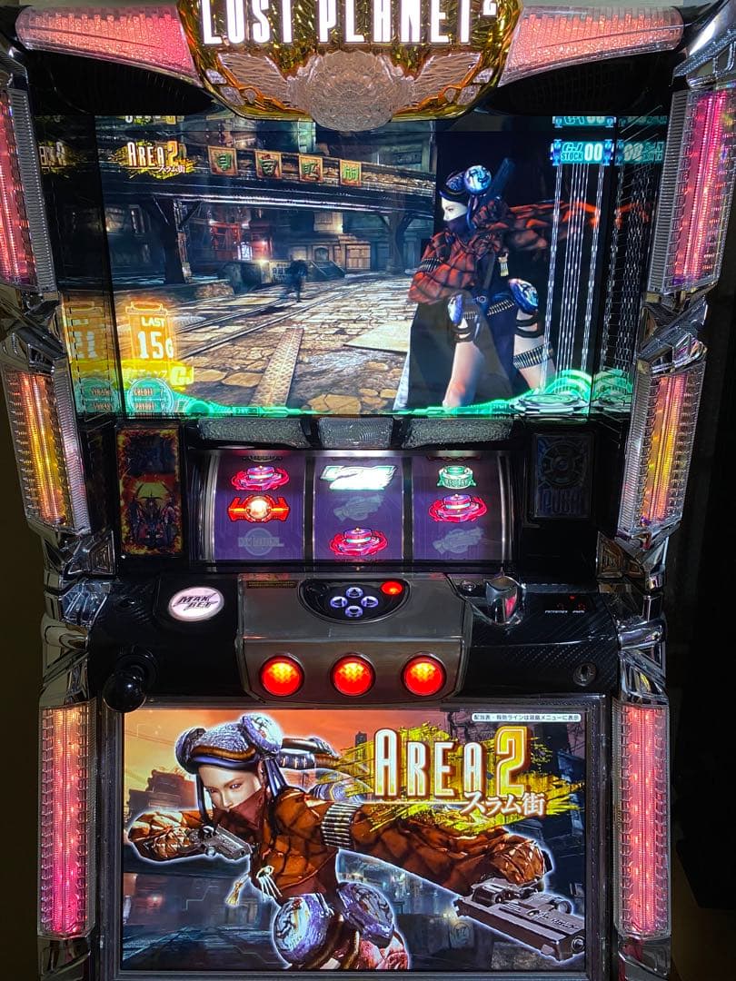 パチスロ　実機　ロストプラネット2　上部ユニットのみ オリンピア パチスロ ロストプラネット2 中古パチスロ実機 ホーム