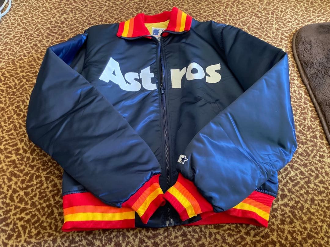 Astros スタジャン ネイビー 中古・古着通販】Majestic (マジェスティック) Astrosスタジャン