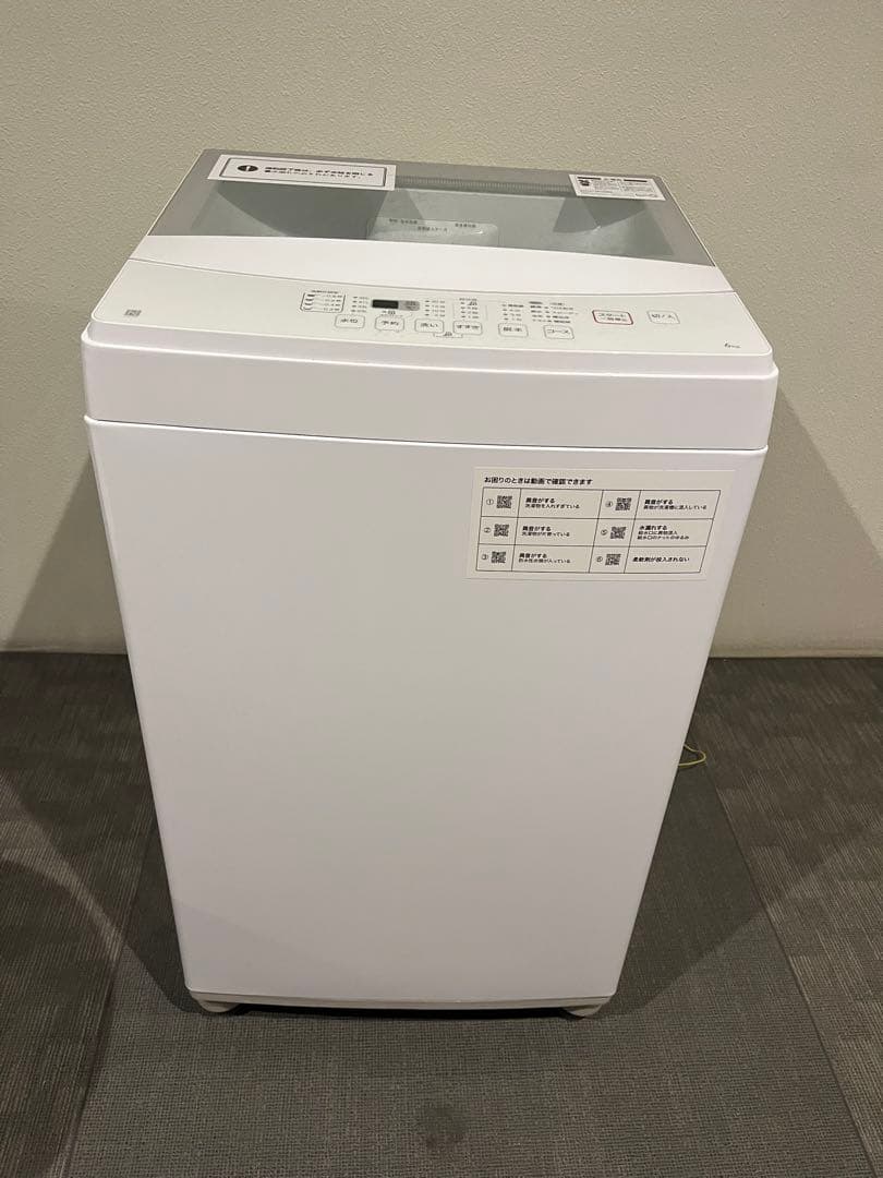 福岡市引取希望　ニトリ 全自動洗濯機 容量6kg 2021年製 NTR60 ニトリ製/2022年式/6kg/全自動洗濯機/NTR60 | 中古洗濯機,6kg | | 激安