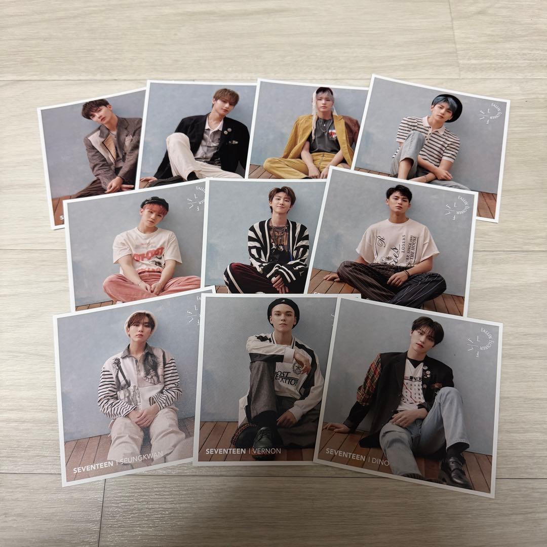 SEVENTEEN 舞い落ちる花びら セブチ トレカ ポストカード - メルカリ