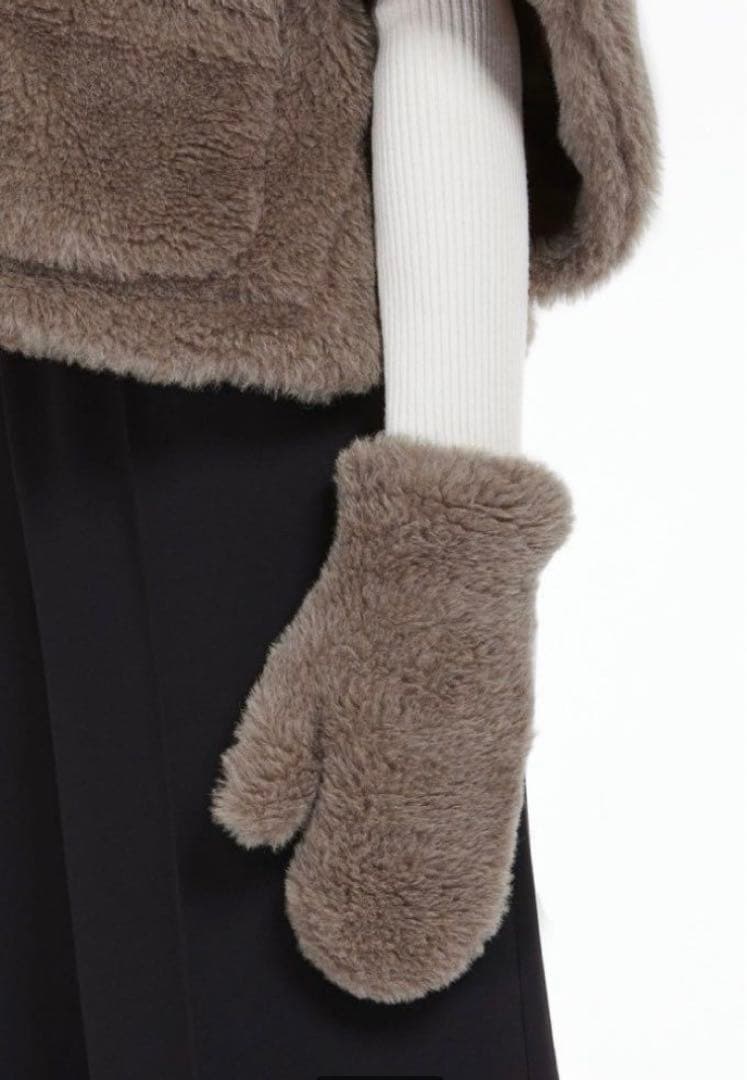 MAX MARA マックスマーラ テディベア ミトン 手袋 M/L - メルカリ
