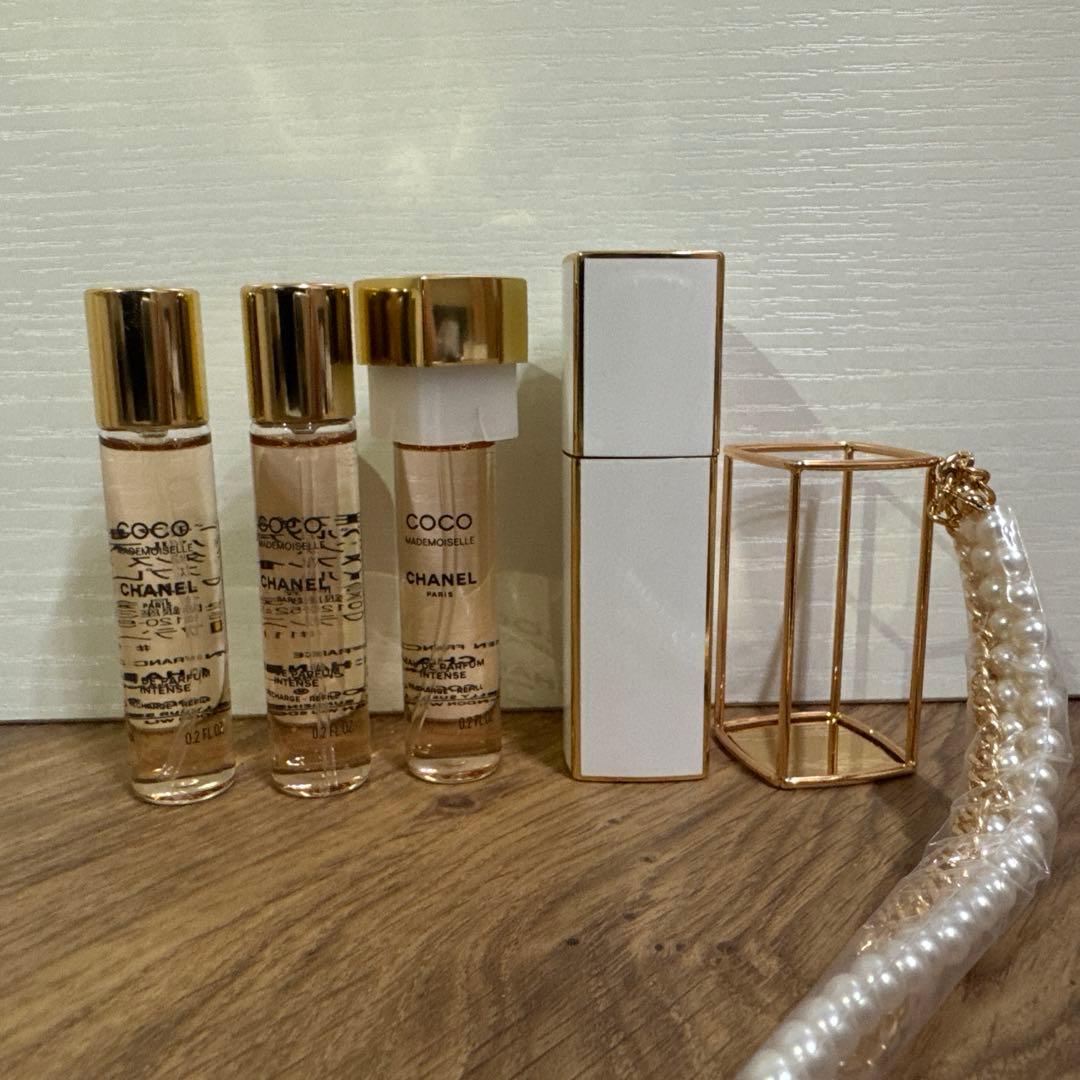 CHANEL シャネル ココ マドモアゼル スプレイ 3本セット チャーム付き