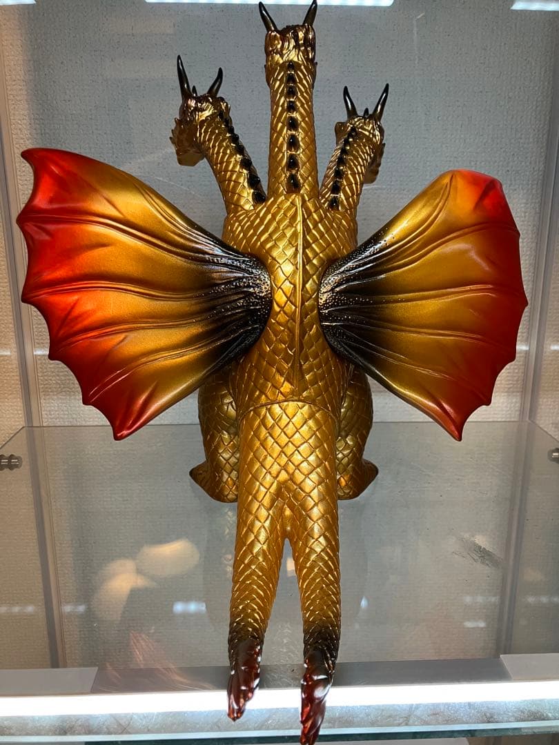 カスタムペイント キングギドラ ソフビ バーニングギドラ ノーブランド