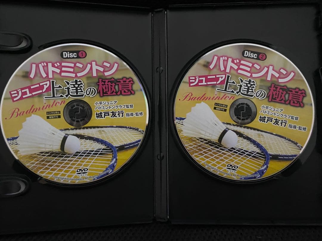 【T-farm】【美品】バドミントンジュニア　上達の極意　DVD