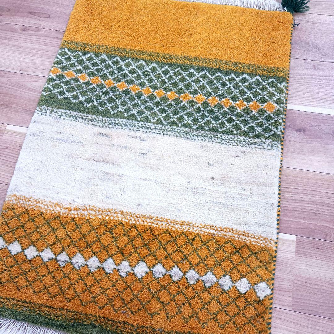 専用Y2743 イラン ギャッベ ウール絨毯 手織り 85×60㎝ マット 専用Y2743 イラン ギャッベ ウール絨毯 手織り 85×60㎝ マット Y2743