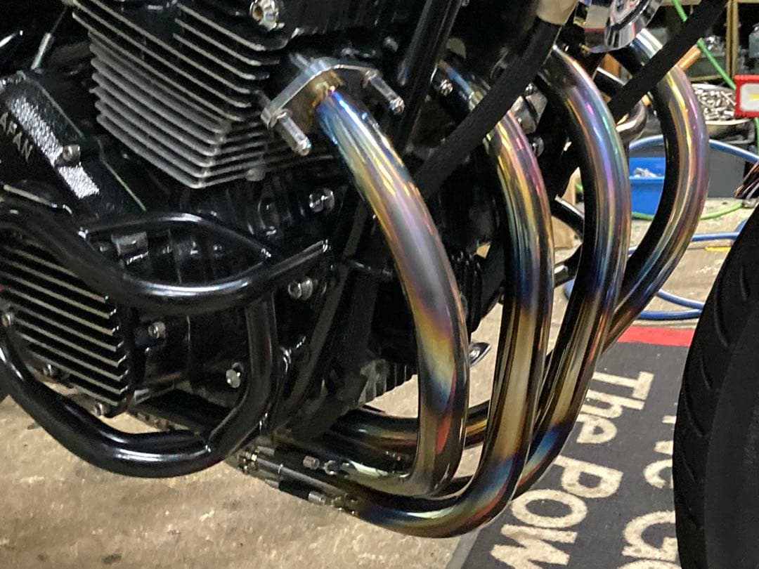 ホンダ CBX400F 新型 サタケ 手曲げステンレスマフラー 45パイ - メルカリ