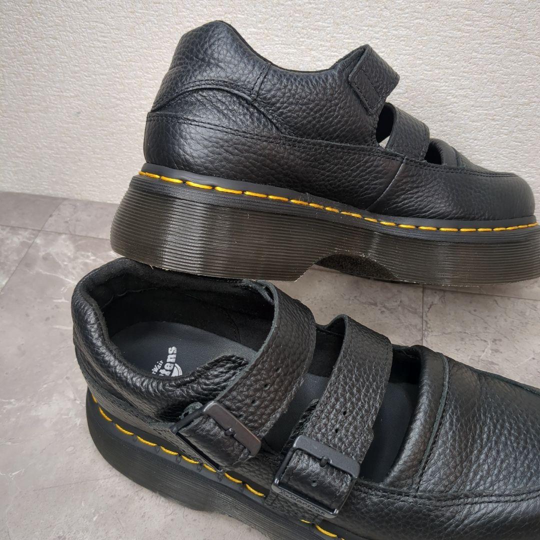 極美品☆24cm ドクターマーチン ブラック メリージェーン BUZZ シボ革