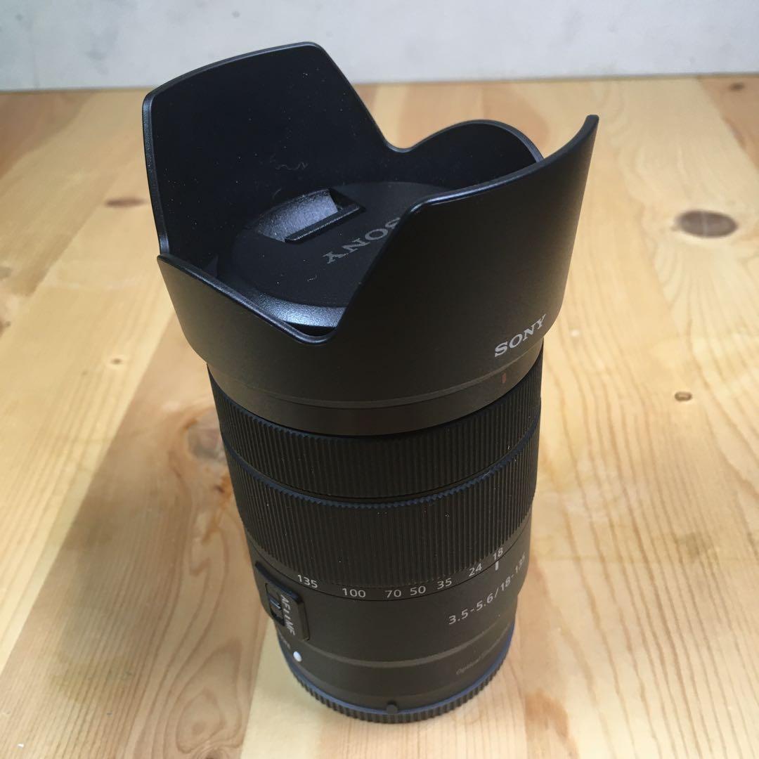 ソニーズームレンズ18-135 E3.5-5.6美品 カメラレンズ E 18-135mm F3.5-5.6 OSS APS-C用 ブラック SEL18135