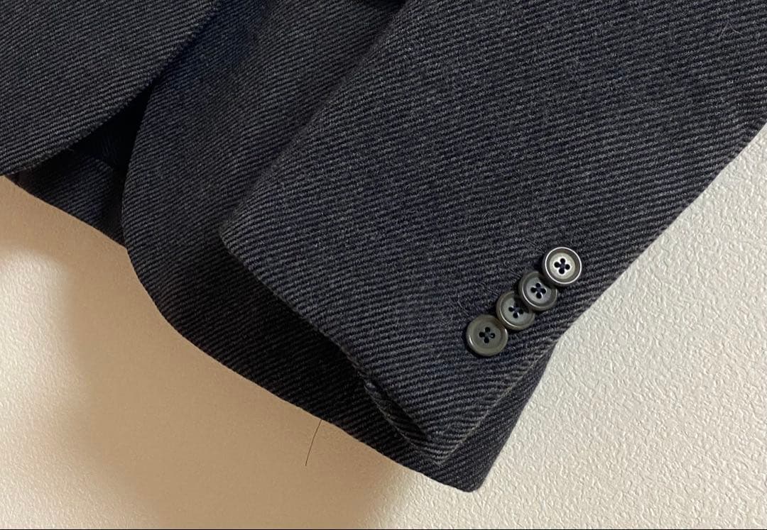 デ・ペトリロ Tagria46 Drop7 イタリア製 ダークグレースーツ - スーツ安価