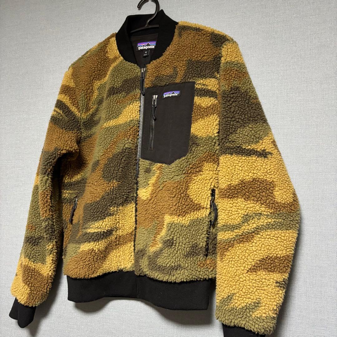 patagonia レトロX フリース カモフラ ボマージャケット迷彩 XS - メルカリ