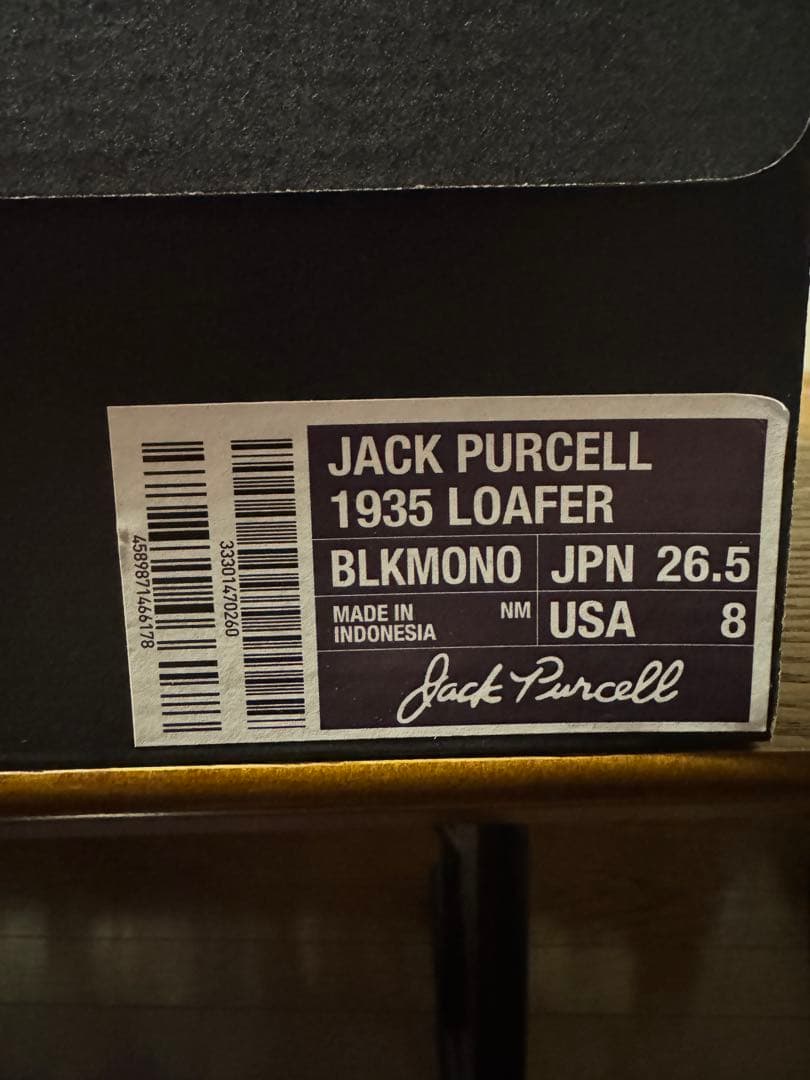 靴 Jack Purcell 1935 Loafer 26.5cm