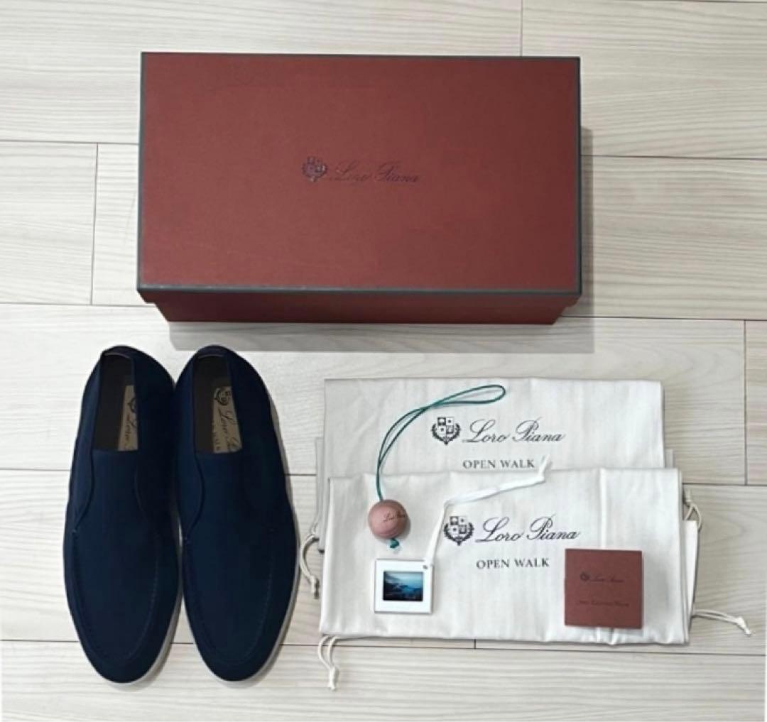 ◼︎ロロピアーナ Loro Piana 靴 ニットオープンウォーク 銀座店限定色