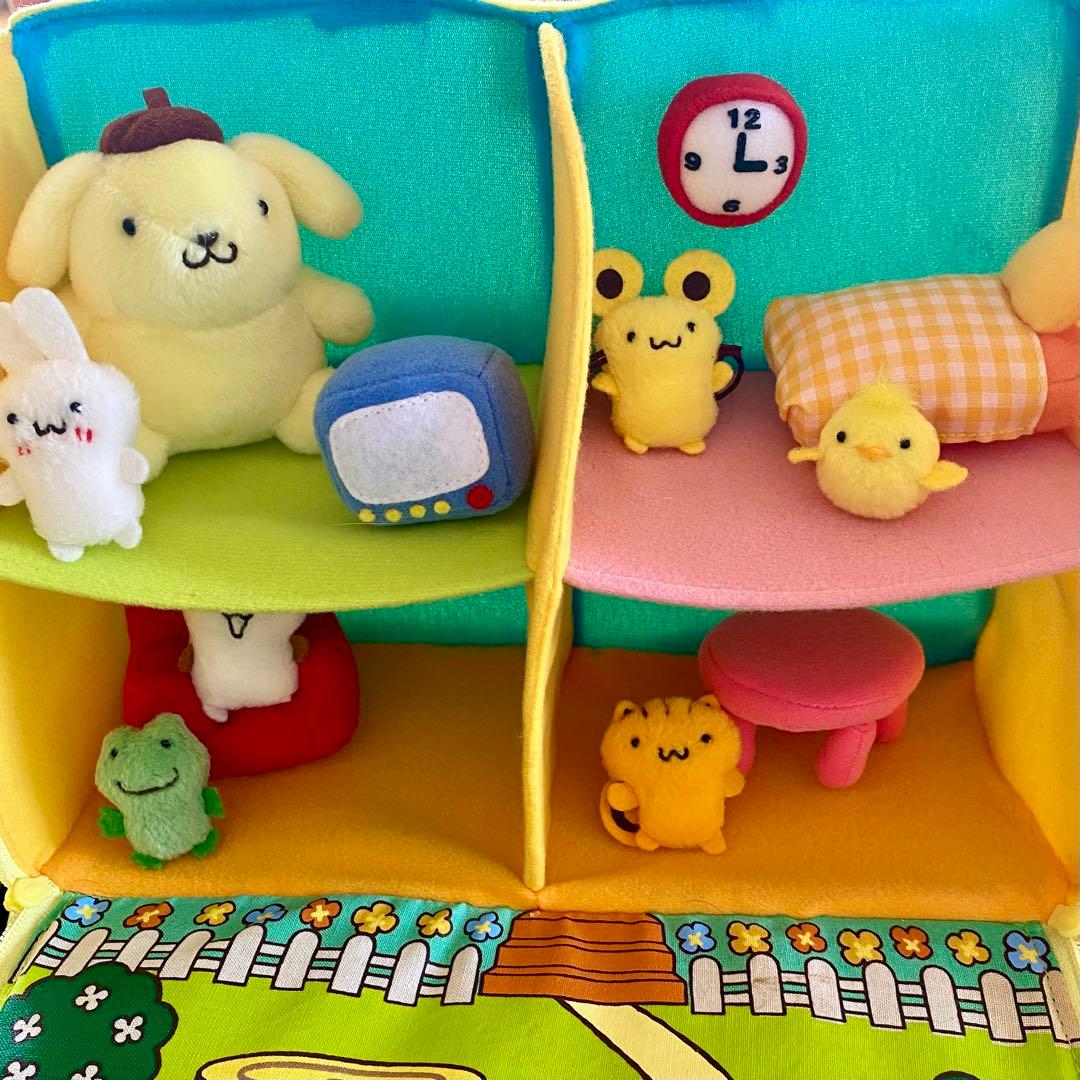 ポムポムプリン 2000 ハウス型ドールハウスセット - メルカリ