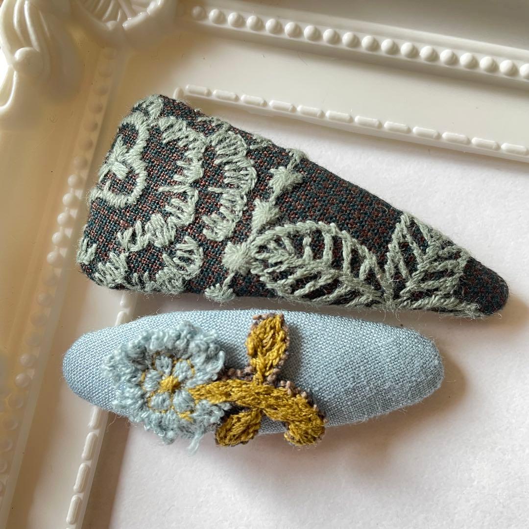 ヘアピン パッチンピン ミナペルホネン フォレストタイル スキップ