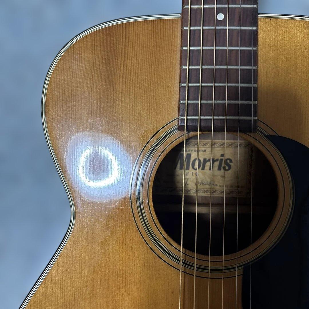 Morris F-10 1974年製ビンテージギター 弦高調整済みギターケース付