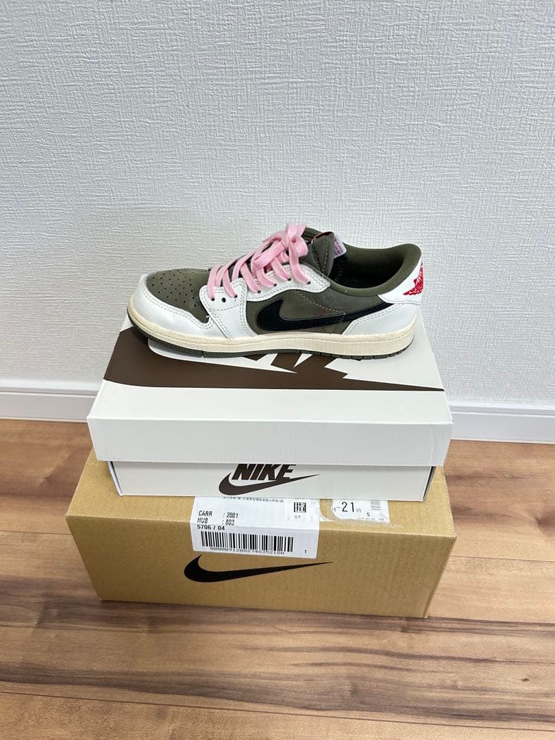 ジョーダン1LOW トラヴィス スコット リトルキッズシューズ 20.5cm