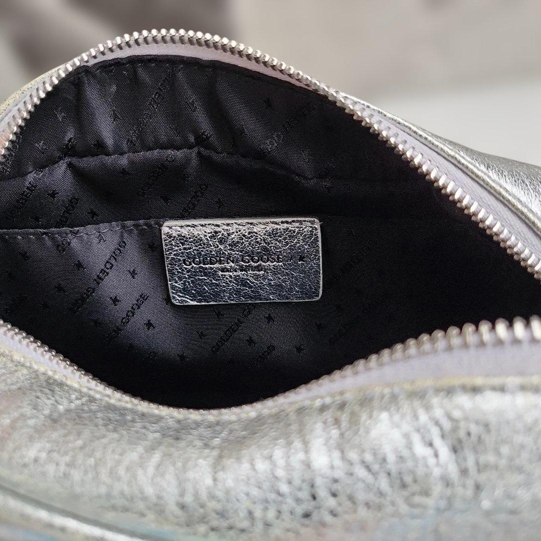 ゴールデングース ショルダーバッグ シルバー 斜めがけななめがけ 銀色