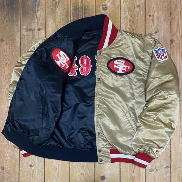 長瀬智也さん着 STARTER NFL 49ers リバーシブル スタジャンXL - メルカリ