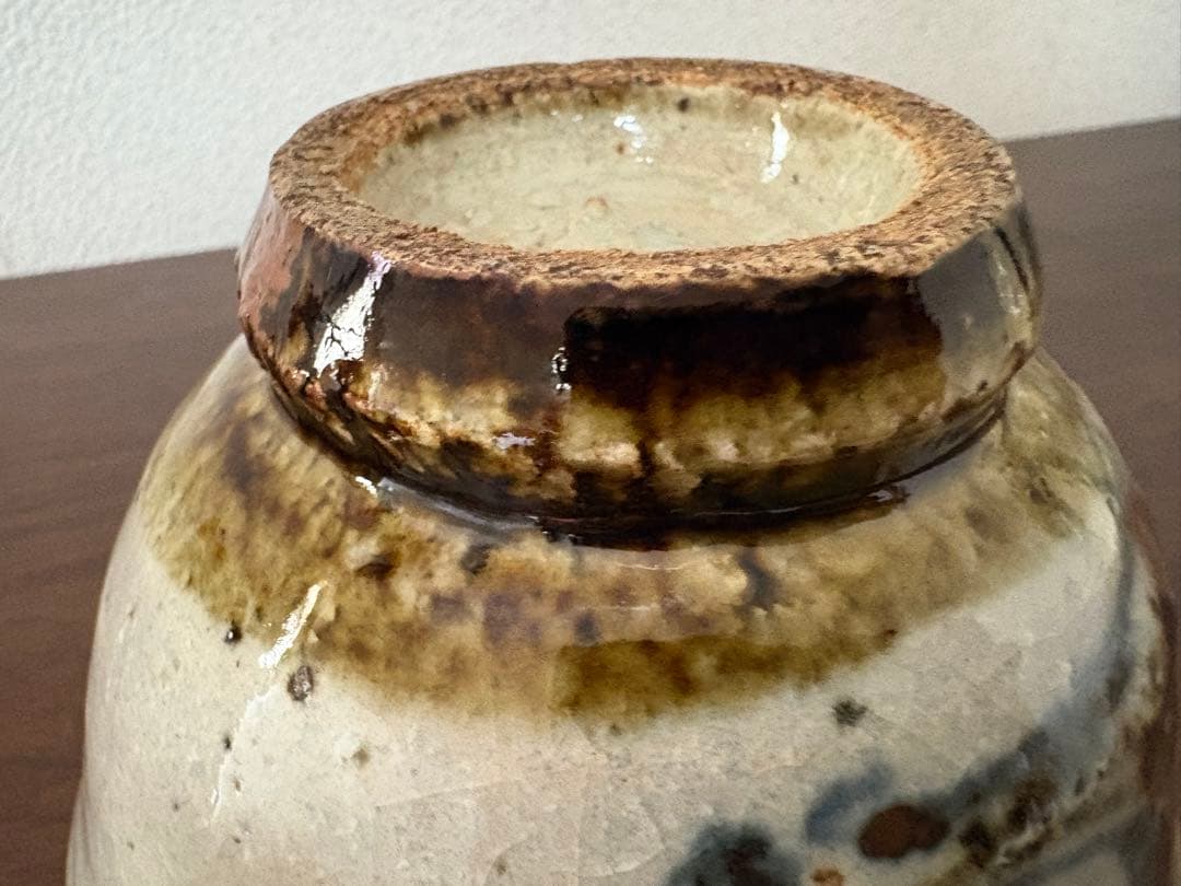 民藝美 溢れる 茶碗 河井武一？陶芸 陶器 民藝 工藝 骨董 和骨董