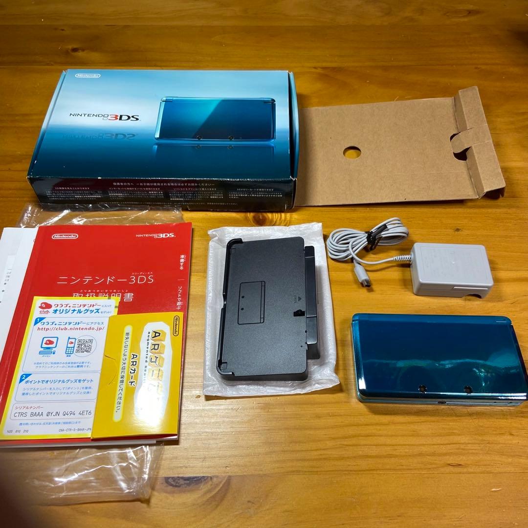 ニンテンドー3DS 本体 アクアブルー ほぼ新品 5844 - メルカリ