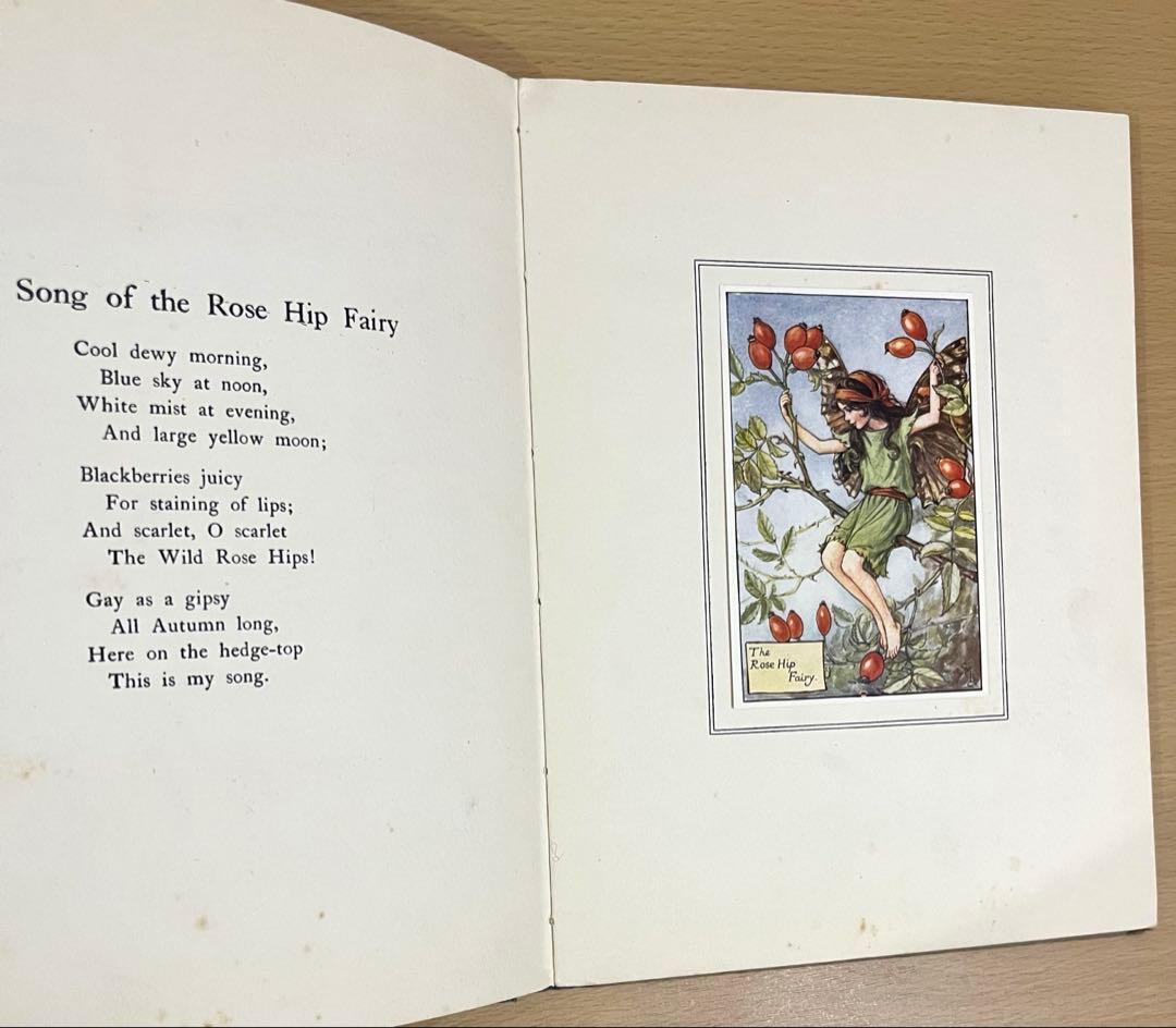 No359 希少 古書 洋書 楽譜 絵本 花の妖精 フラワー フェアリーズ