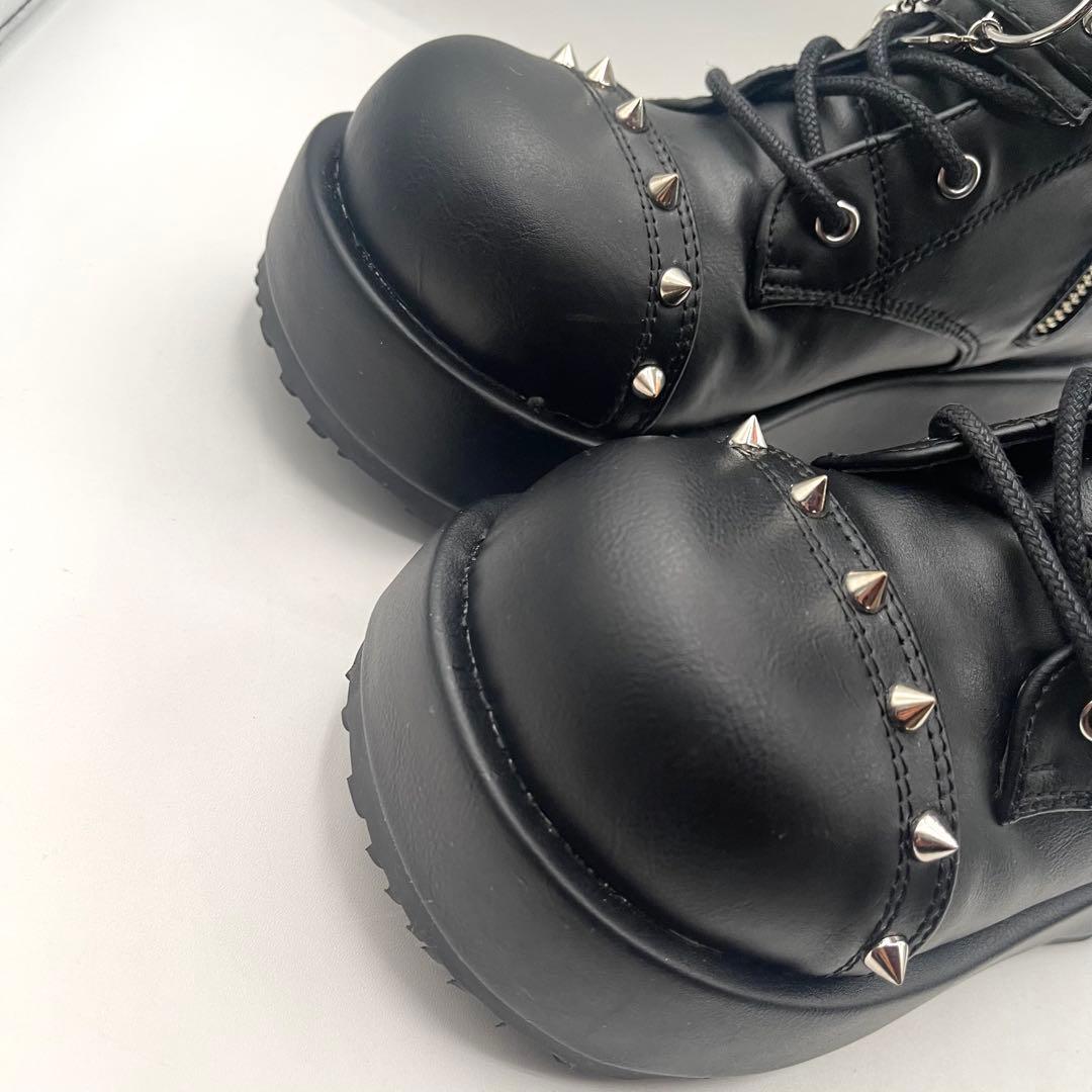 ✨️ さま専用　51106 デモニア　厚底ブーツ　23.5cm 黒